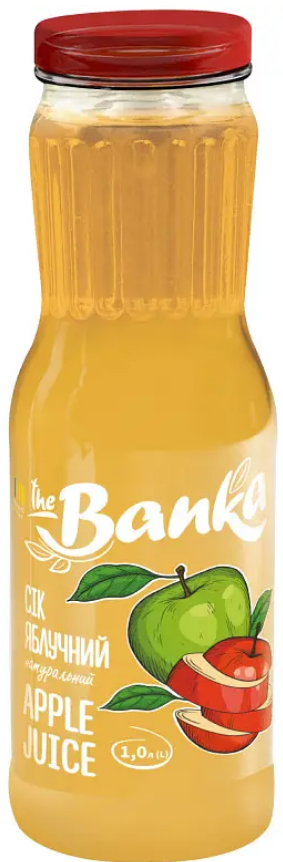 Сік яблучний ТМ "The Banka" 1л